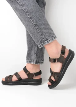 Wolky Action Lady - bruin gevet leer<DAMES Sandalen