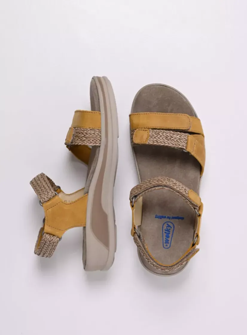 Wolky Acula - amber nubuck<DAMES Sandalen