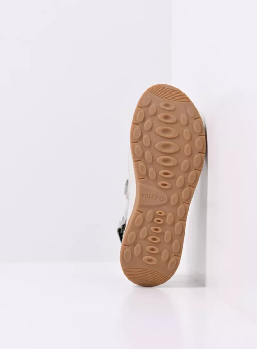 Wolky Adura - beige bloemen leer<DAMES Sandalen