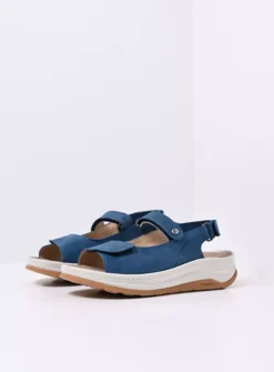 Wolky Adura - blauw effectleer<DAMES Sandalen