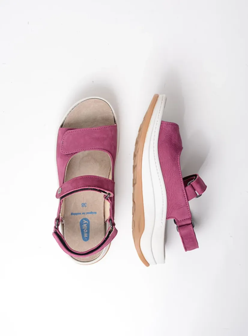 Wolky Adura - fuchsia nubuck<DAMES Sandalen