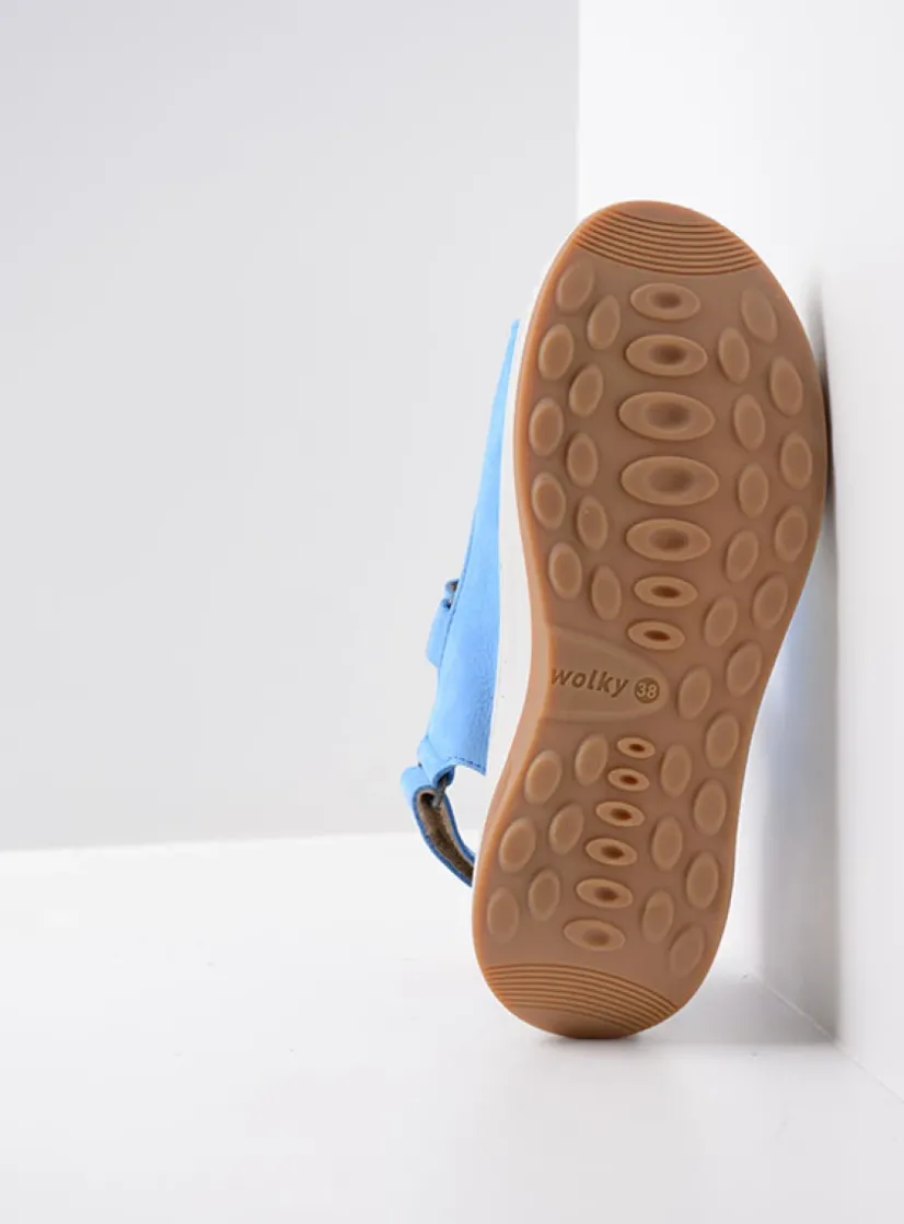 Wolky Adura - hemelsblauw nubuck<DAMES Sandalen
