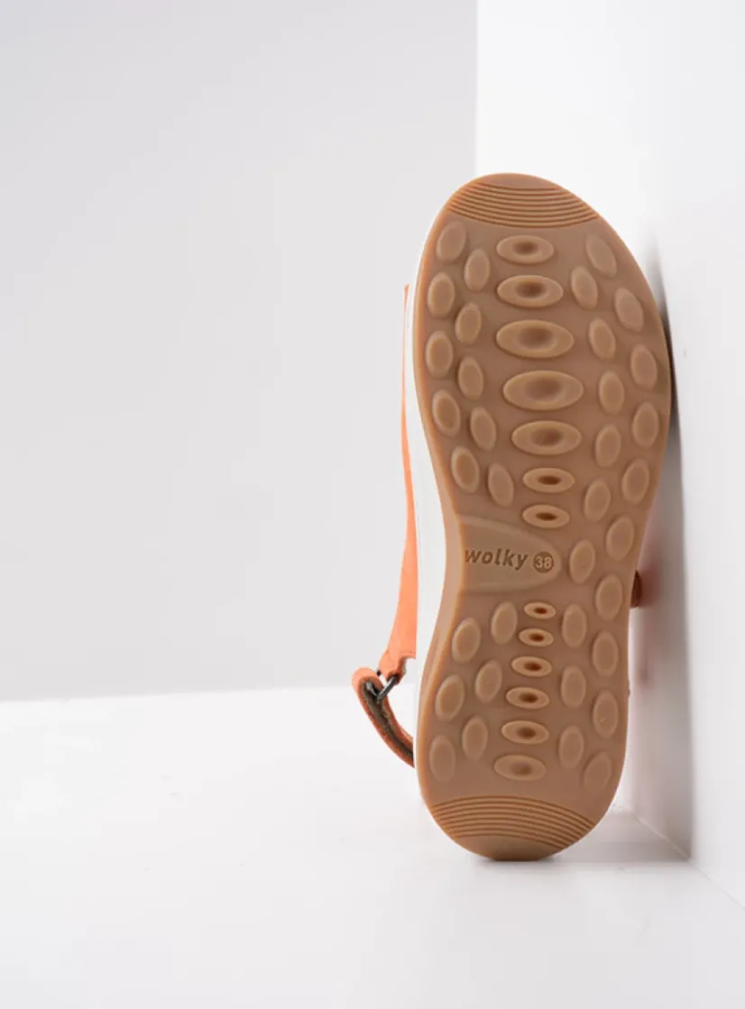 Wolky Adura - oranje nubuck<DAMES Sandalen