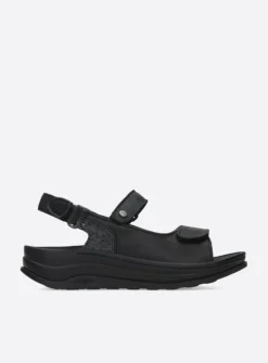 Wolky Adura - zwart leer<DAMES Sandalen