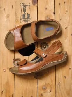 Wolky Alberta - naturel leer<DAMES Sandalen
