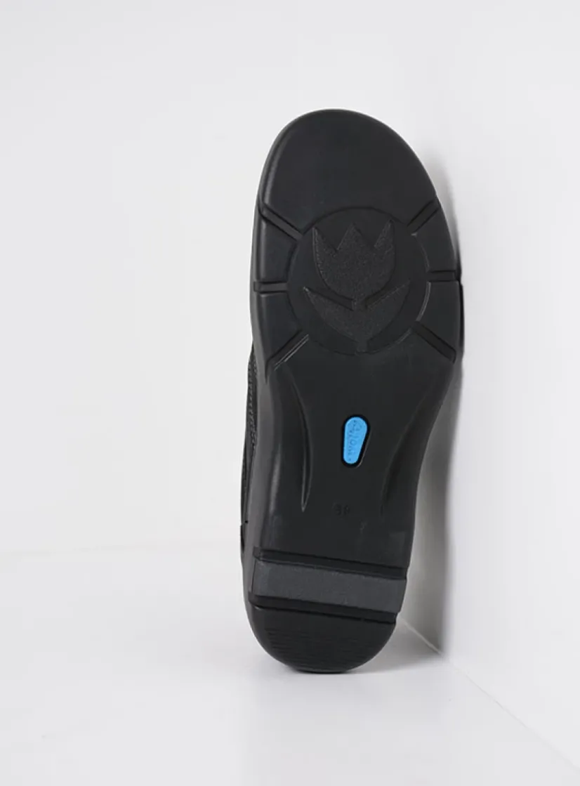 Wolky Annemarie XW - zwart nubuck<DAMES Wandelschoenen|Hoge Veterschoenen