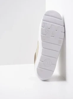 Wolky Babati - kaki canvas/suede<DAMES Lage Veterschoenen|Sneakers