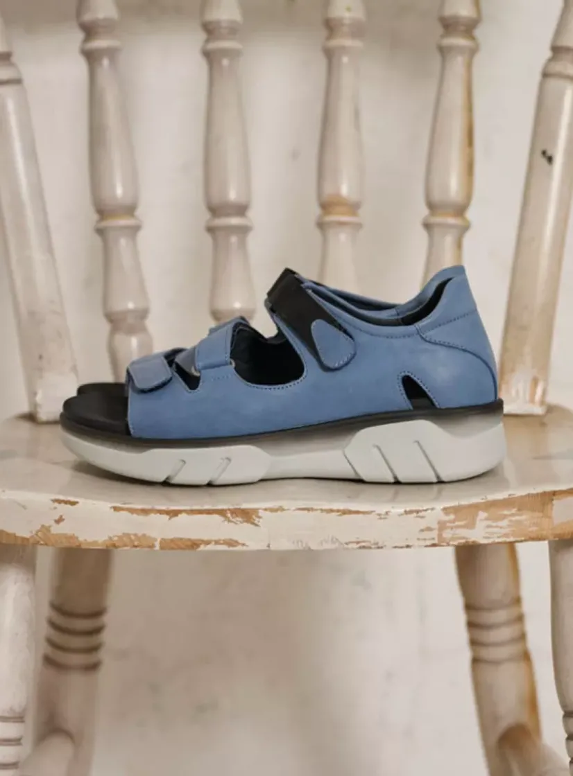 Wolky Blaze - jeans nubuck<DAMES Sandalen