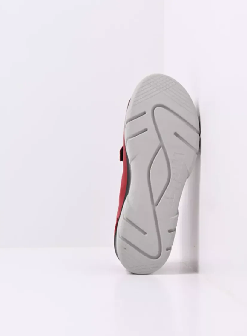 Wolky Blaze - rood nubuck<DAMES Sandalen