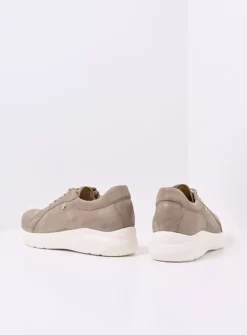 Wolky Blitz - safari effectleer<DAMES Lage Veterschoenen|Sneakers