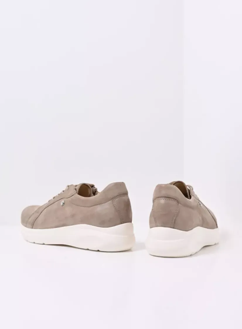 Wolky Blitz - safari effectleer<DAMES Lage Veterschoenen|Sneakers