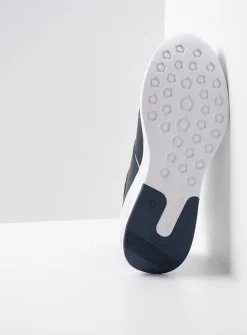Wolky Bounce - wit/blauw combi leer<DAMES Lage Veterschoenen|Wandelschoenen