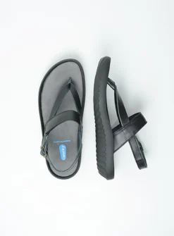 Wolky Cebu - zwart mat leer<DAMES Sandalen