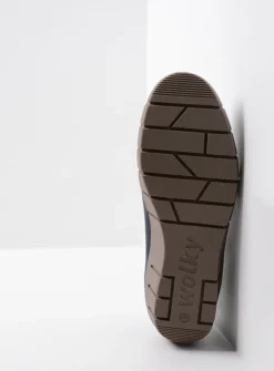 Wolky Charlotte - blauw zomer nubuck<DAMES Bandschoenen