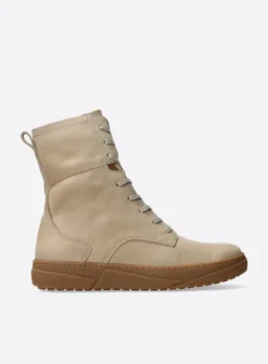 Wolky Check - safari nubuck<DAMES Hoge Veterschoenen|Veterlaarzen