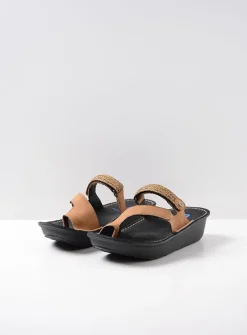 Wolky Chicama - bruin biocare<DAMES Slippers