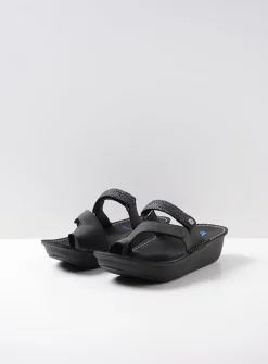 Wolky Chicama - zwart biocare<DAMES Slippers