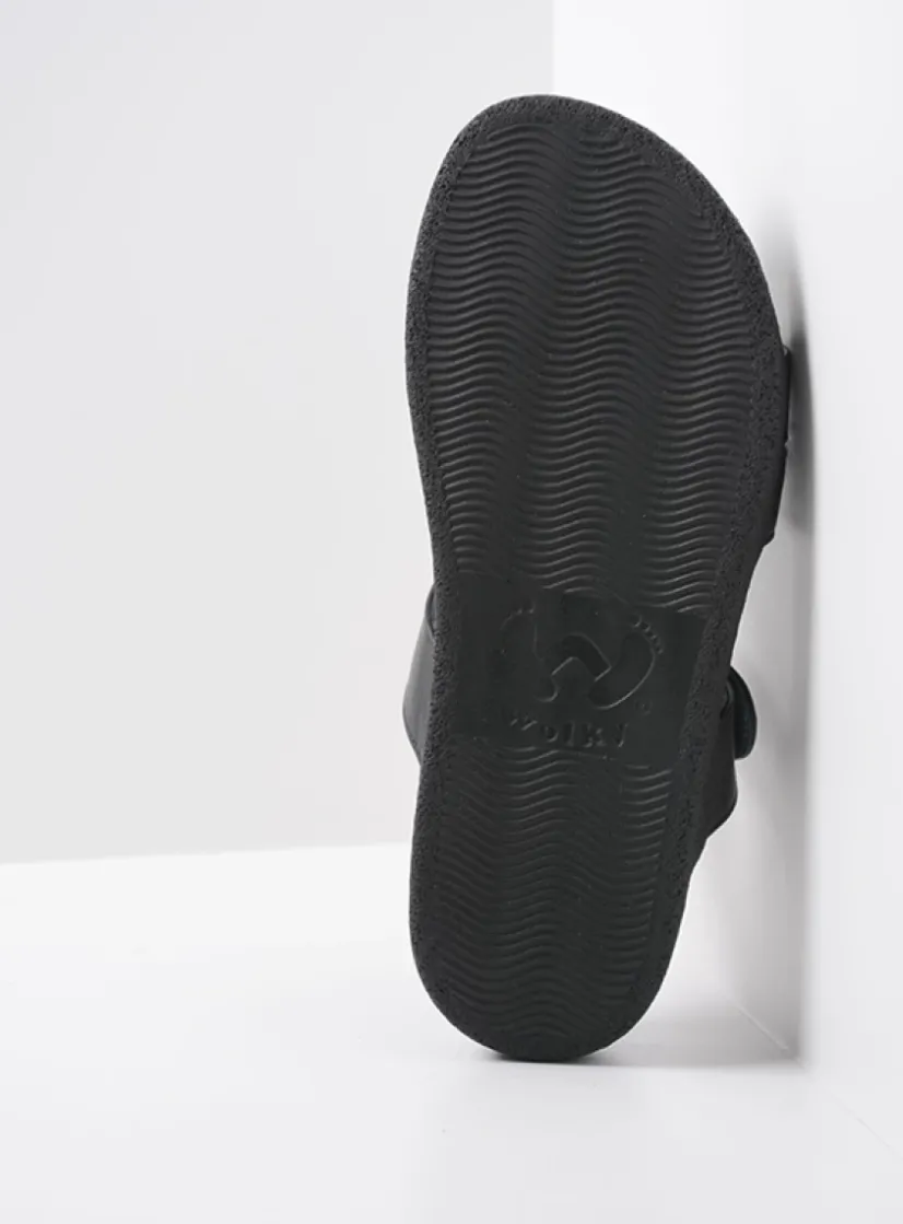 Wolky Cirrus men - zwart leer<Heren Slippers Heren