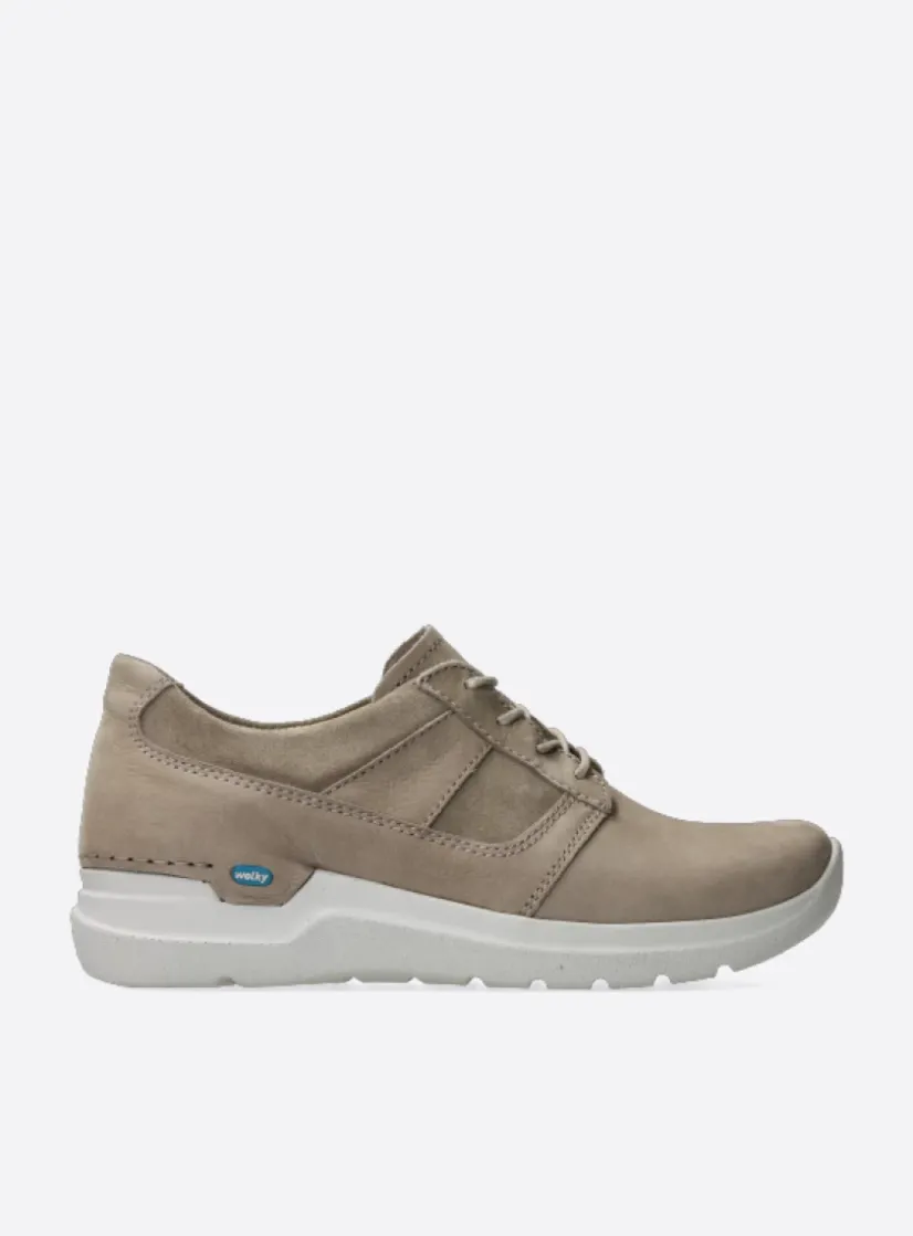 Wolky Cool - safari nubuck<DAMES Lage Veterschoenen
