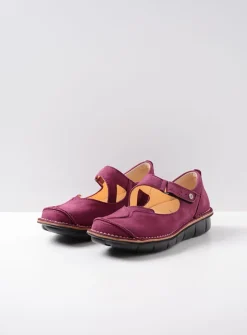 Wolky Cordoba - fuchsia nubuck<DAMES Herfst/Winter|Bandschoenen