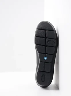 Wolky Cursa - zwart metallic nubuck<DAMES Instappers|Herfst/Winter