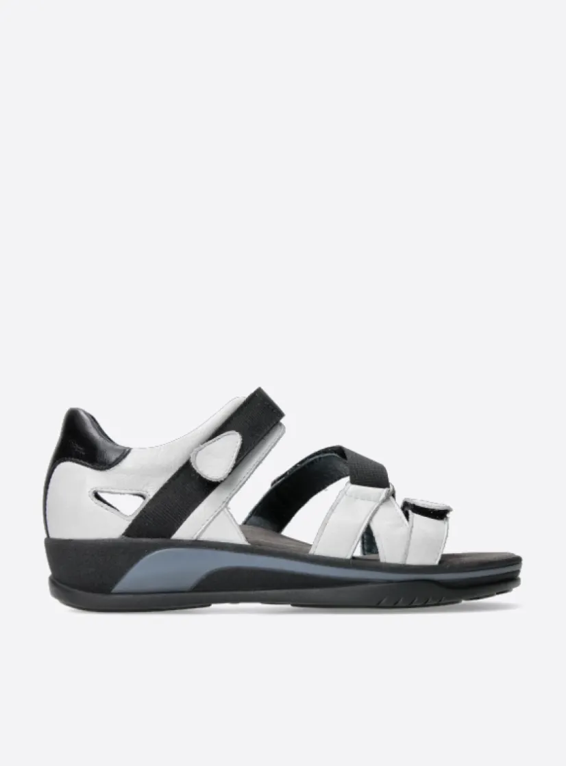 Wolky Desh - gebroken wit leer<DAMES Sandalen