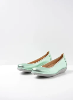 Wolky Duncan F2F - groen biocare<DAMES Instappers|Herfst/Winter