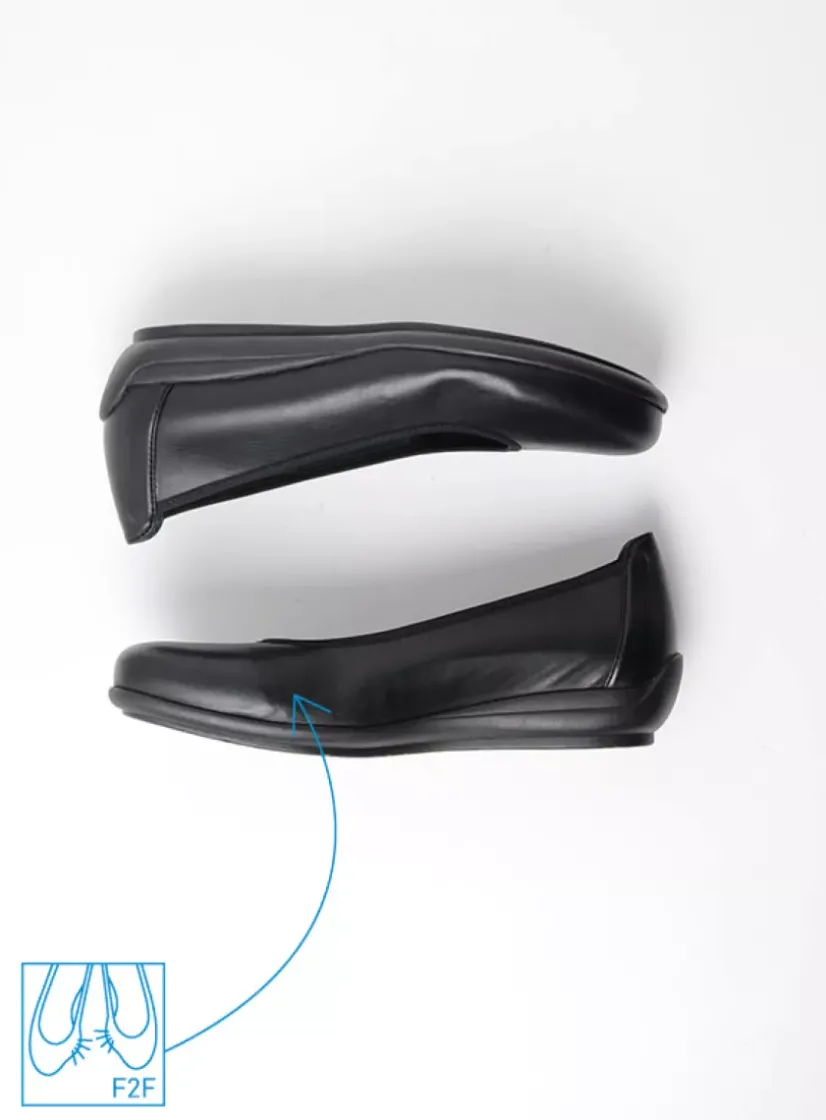 Wolky Duncan F2F - zwart biocare<DAMES Instappers|Herfst/Winter