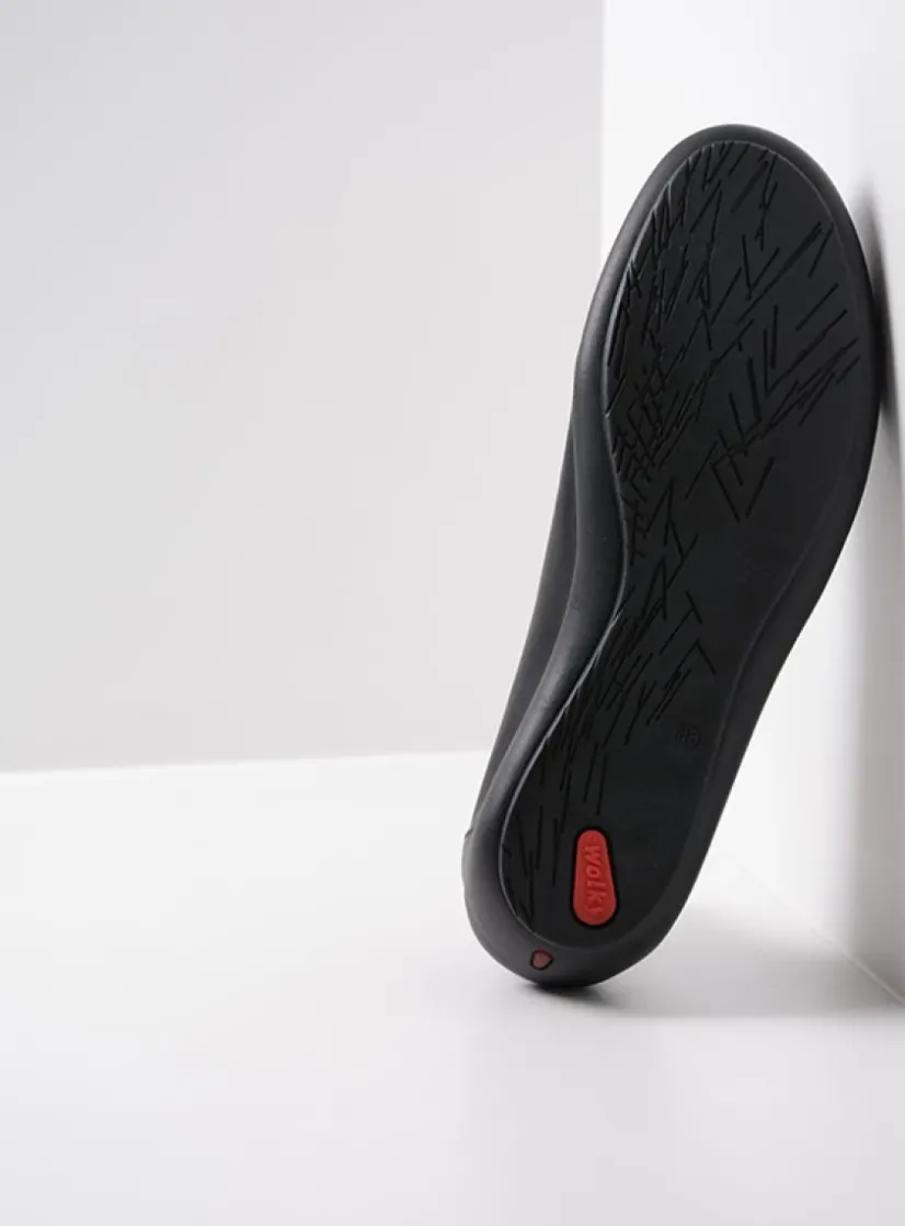 Wolky Duncan F2F - zwart biocare<DAMES Instappers|Herfst/Winter