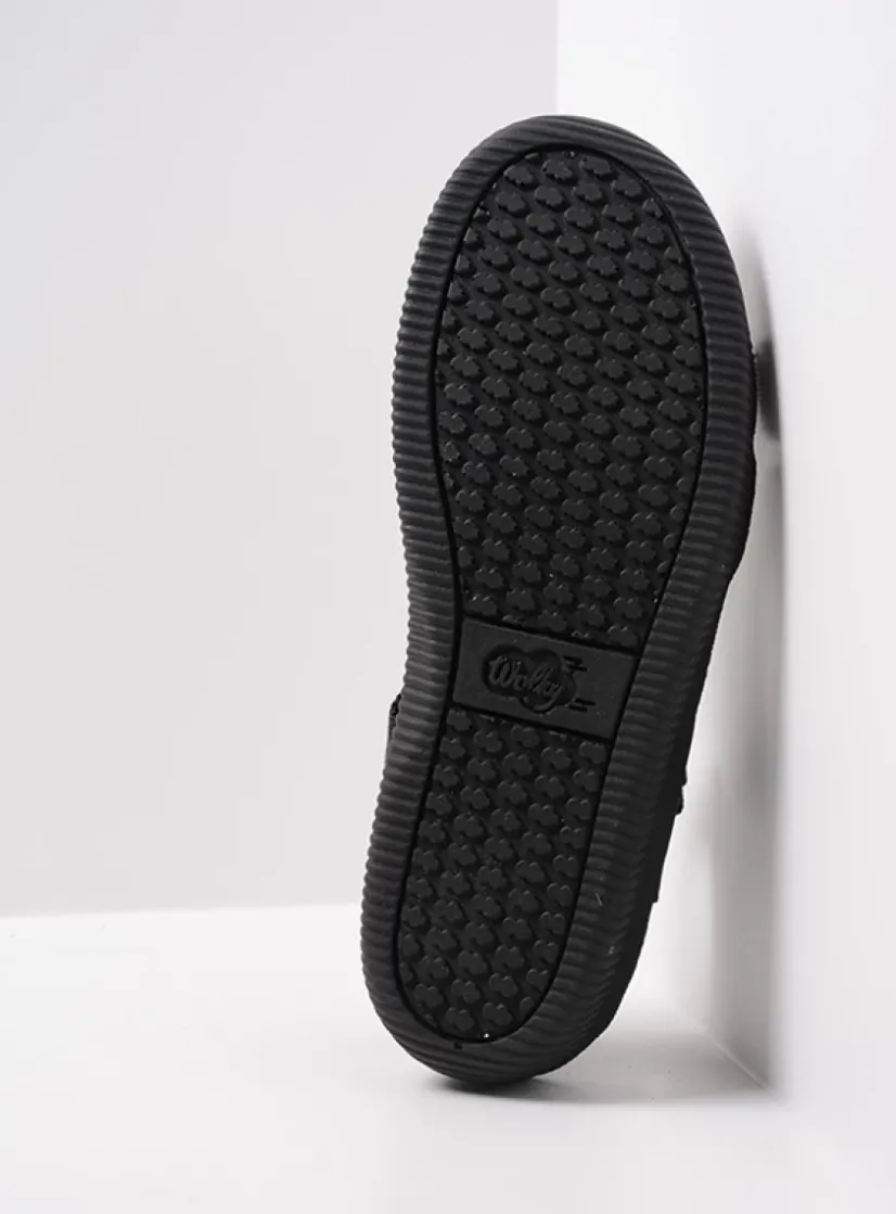 Wolky Energy Men - zwart gevet leer<Heren Sandalen Voor Heren
