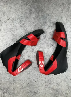Wolky Era - rood leer<DAMES Sandalen