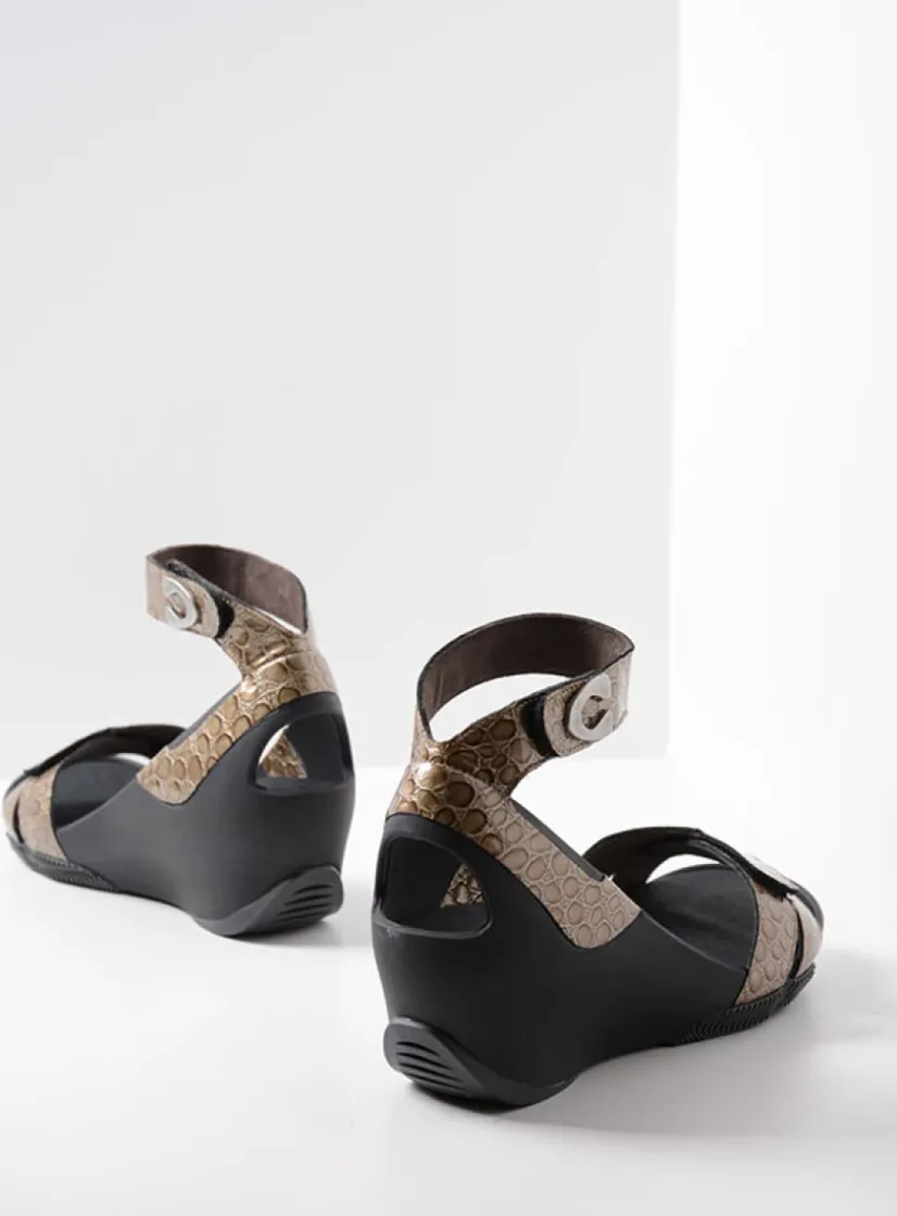 Wolky Era - taupe leer<DAMES Sandalen