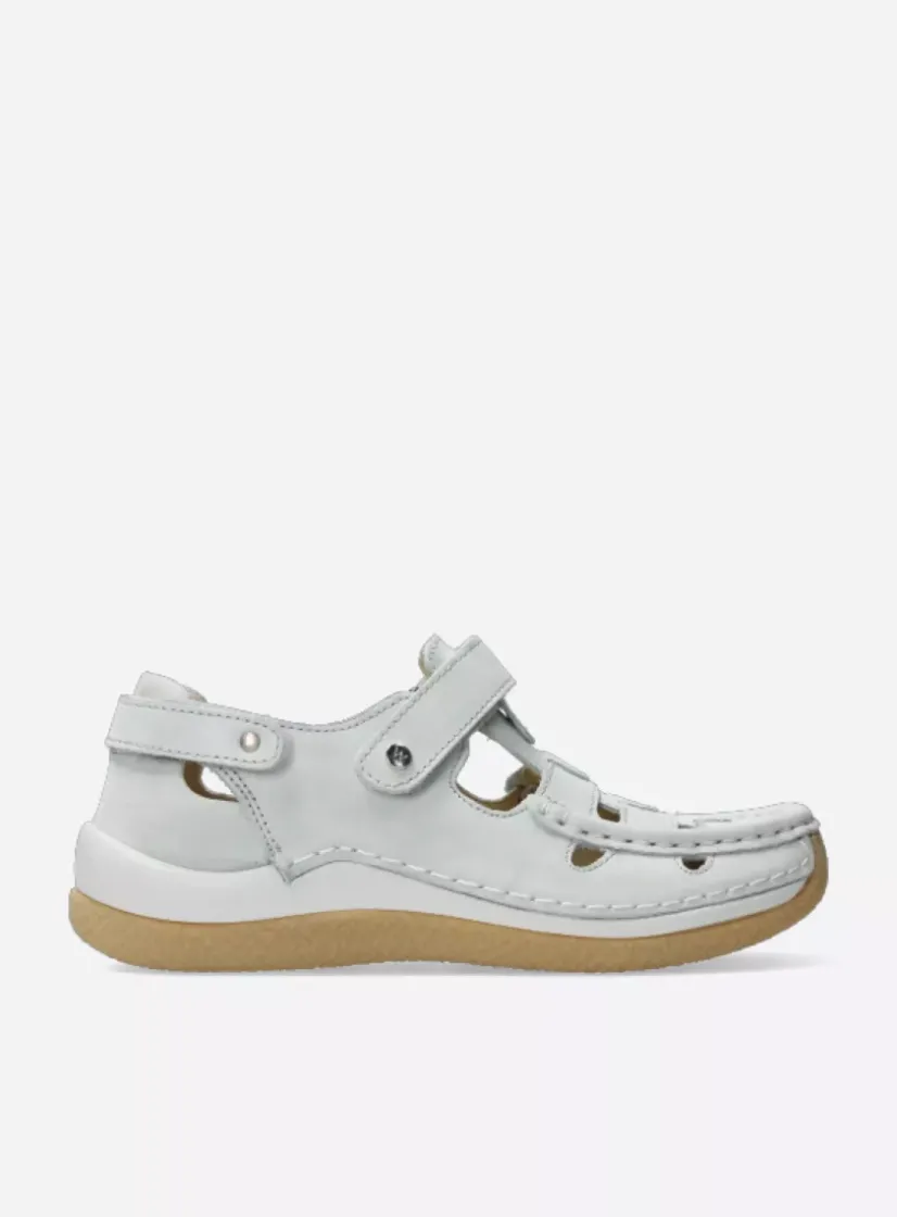 Wolky Esperanza - gebroken wit effectleer<DAMES Bandschoenen