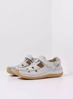 Wolky Esperanza - gebroken wit effectleer<DAMES Bandschoenen