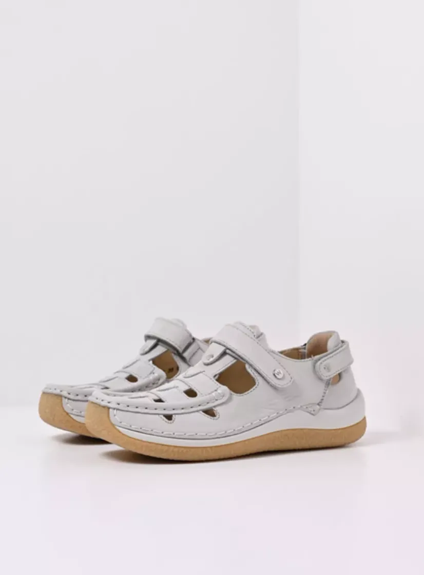 Wolky Esperanza - gebroken wit effectleer<DAMES Bandschoenen