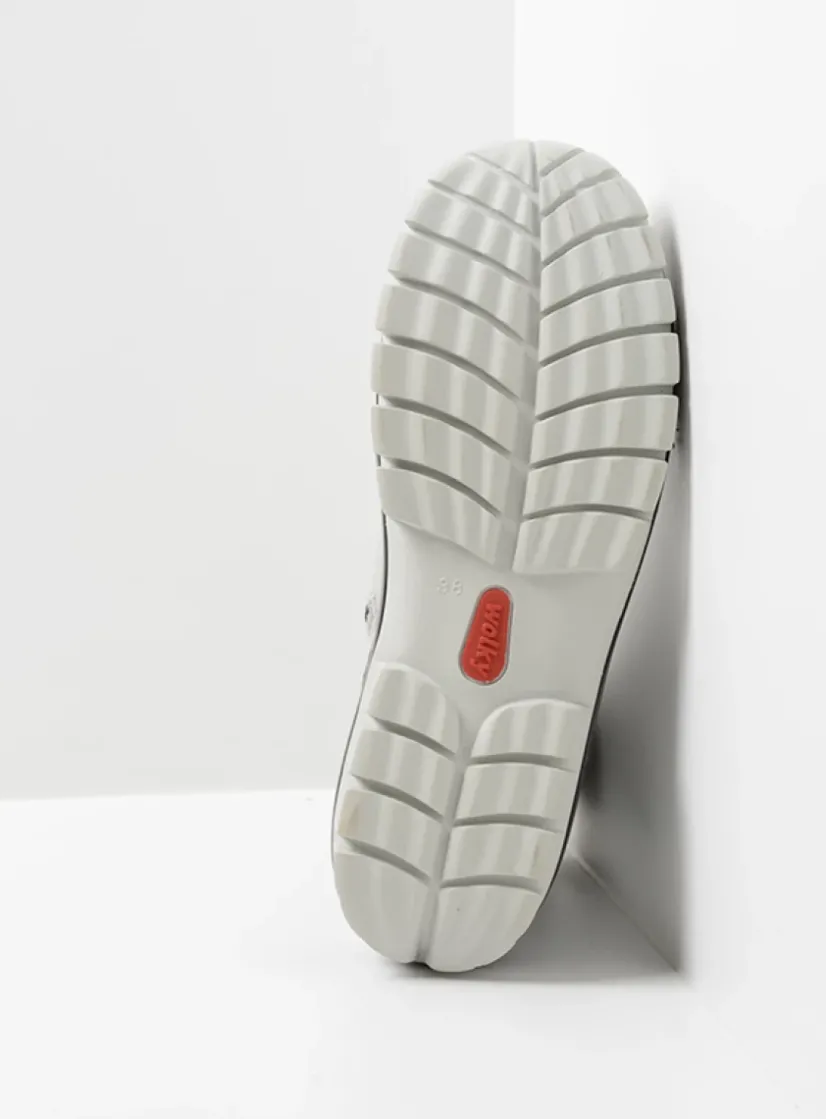 Wolky Fly - blauw leer<DAMES Lage Veterschoenen|Herfst/Winter