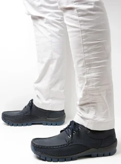 Wolky Fly men - blauw nubuck<Heren Veterschoenen Heren|Comfortschoenen Heren