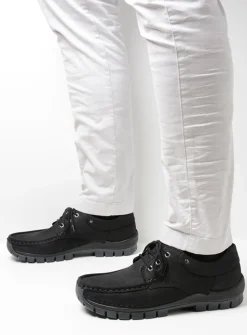 Wolky Fly men - zwart nubuck<Heren Veterschoenen Heren|Comfortschoenen Heren