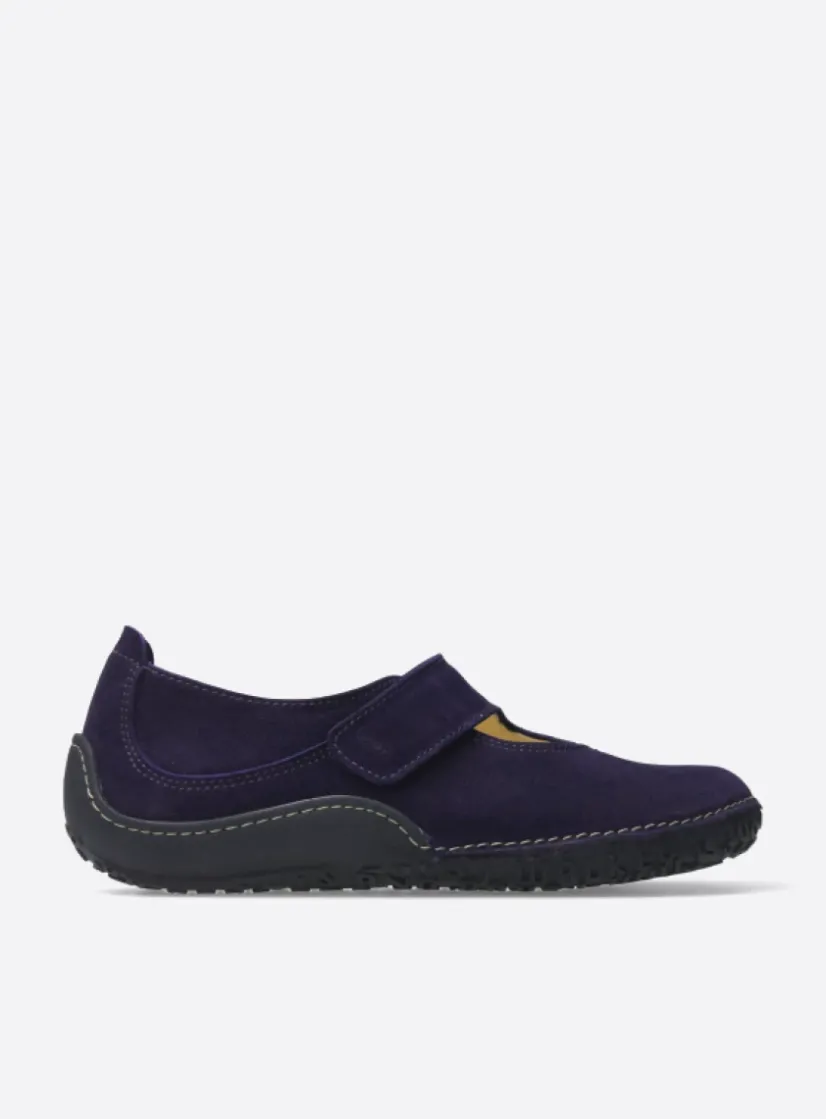 Wolky Fresh - paars nubuck<DAMES Bandschoenen