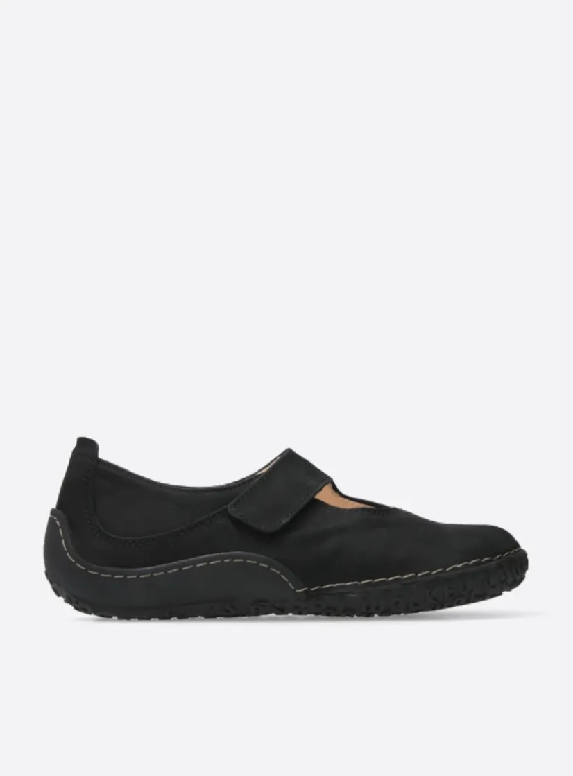 Wolky Fresh - zwart nubuck<DAMES Bandschoenen
