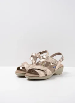 Wolky Fria - champagne nubuck<DAMES Sandalen