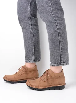 Wolky Gallo - cognac nubuck<DAMES Herfst/Winter
