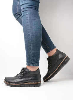 Wolky Gallo Vegan -<DAMES Hoge Veterschoenen|Herfst/Winter