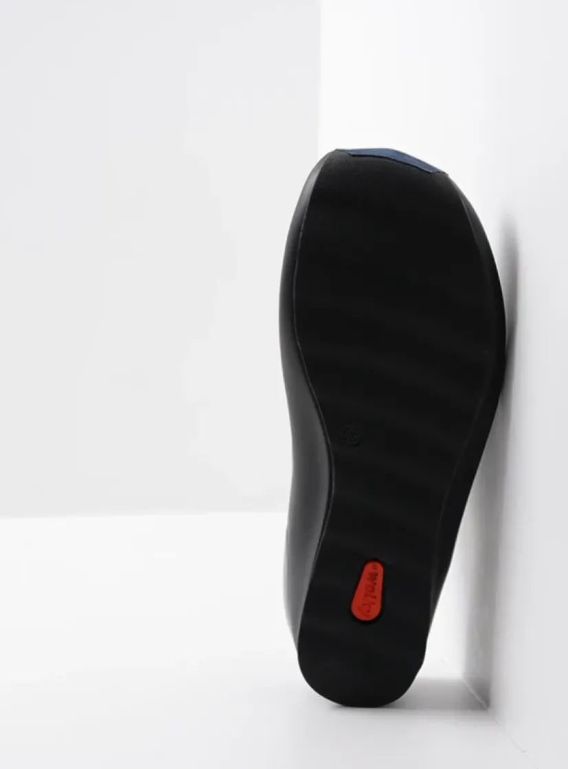 Wolky Go - denim nubuck<DAMES Slippers|Klompen