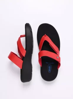 Wolky Hobie - rood biocare<DAMES Slippers