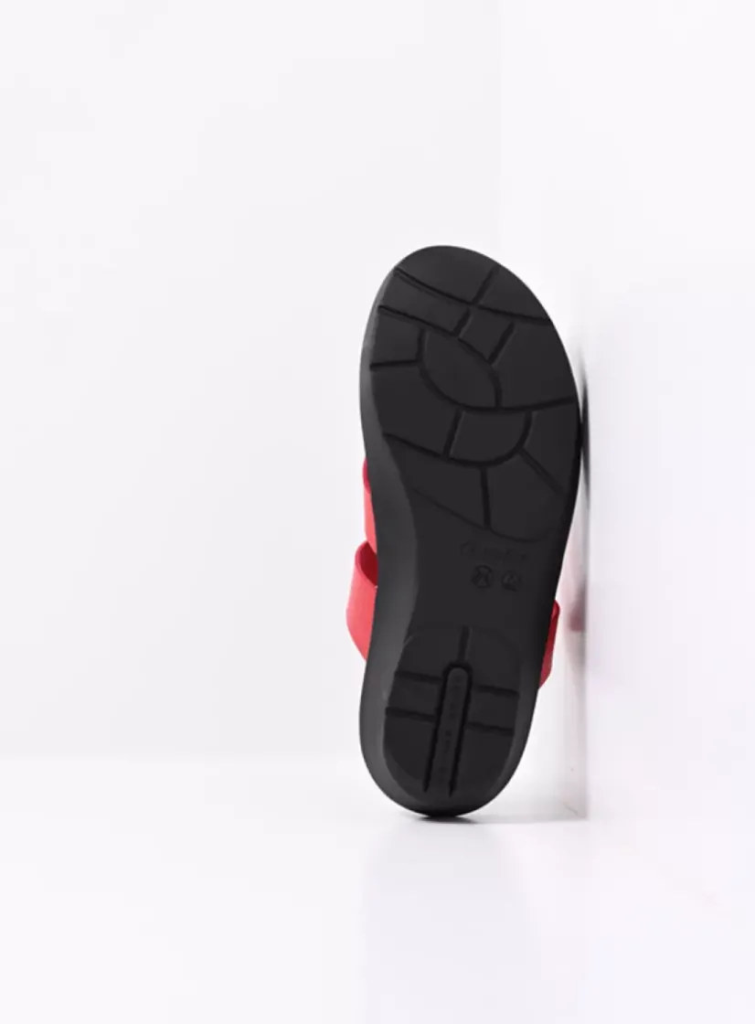 Wolky Hobie - rood biocare<DAMES Slippers