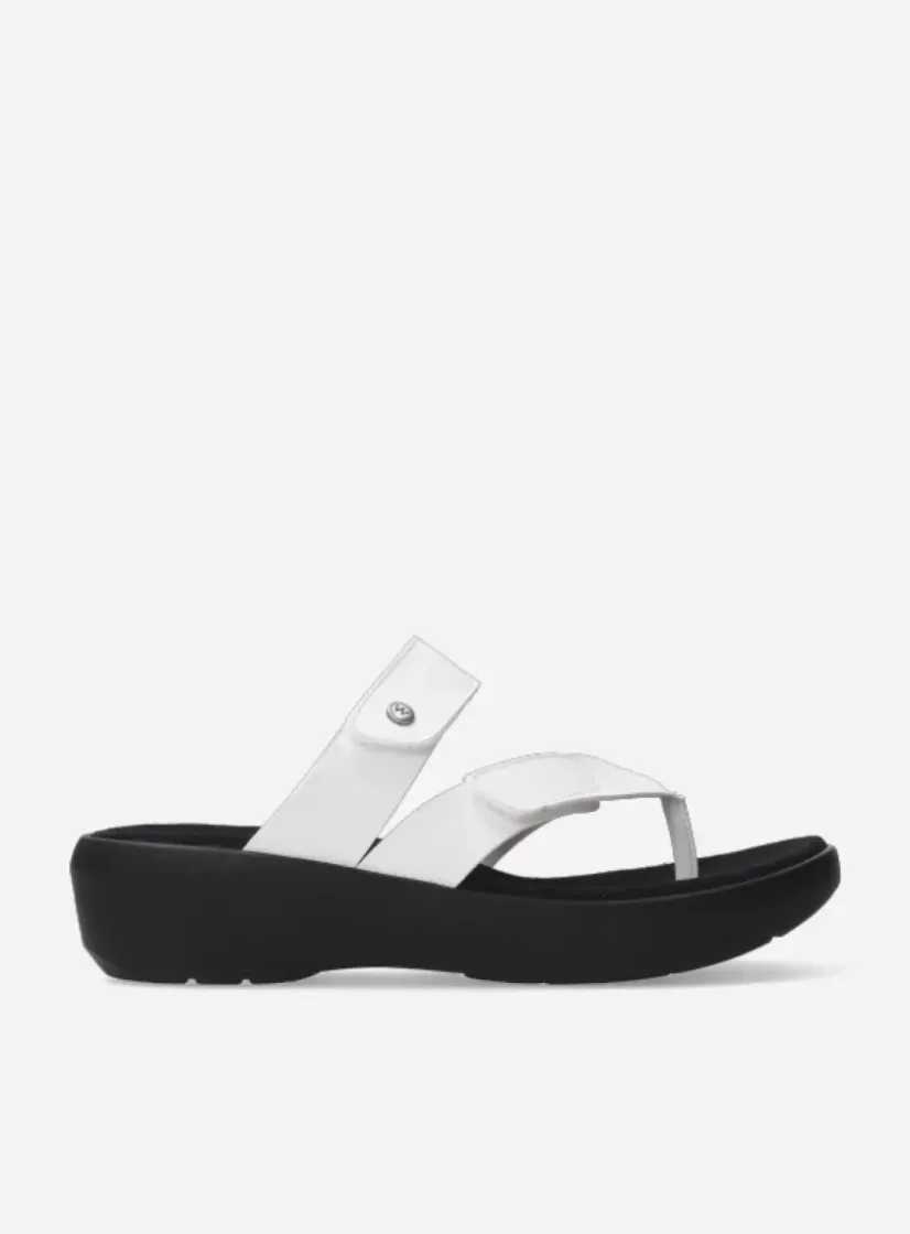Wolky Hobie - wit biocare<DAMES Slippers