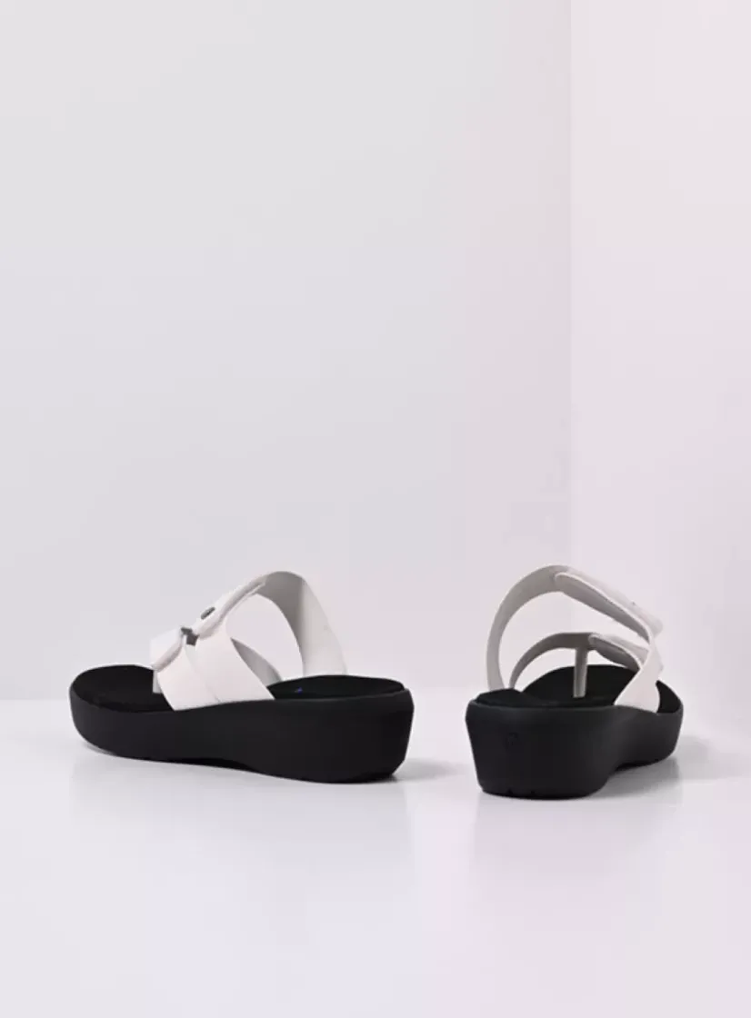 Wolky Hobie - wit biocare<DAMES Slippers