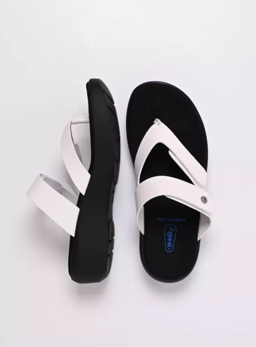 Wolky Hobie - wit biocare<DAMES Slippers