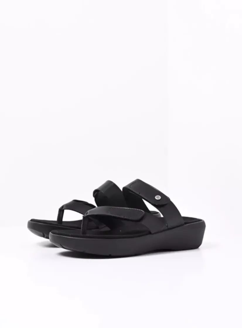 Wolky Hobie - zwart biocare<DAMES Slippers